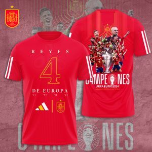 Spain National Football Team 3D Apparel - TANTN 7386